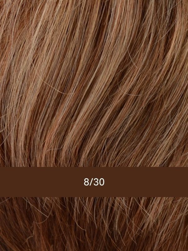 Exclusiv Light Long HH — Perruque longue en cheveux naturels 100% Remy Hair, style glamour - Couleur 8/30