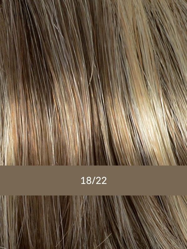 Exclusiv Light Long HH — Perruque longue en cheveux naturels 100% Remy Hair, style glamour - Couleur 18/22