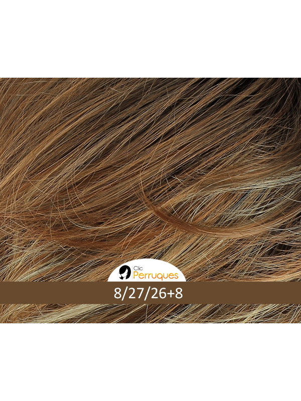 Perruque Tonia Lace Gisela Mayer : dégradé ondulé, effet naturel et volume, coiffage facile pour un look dynamique et tendance.