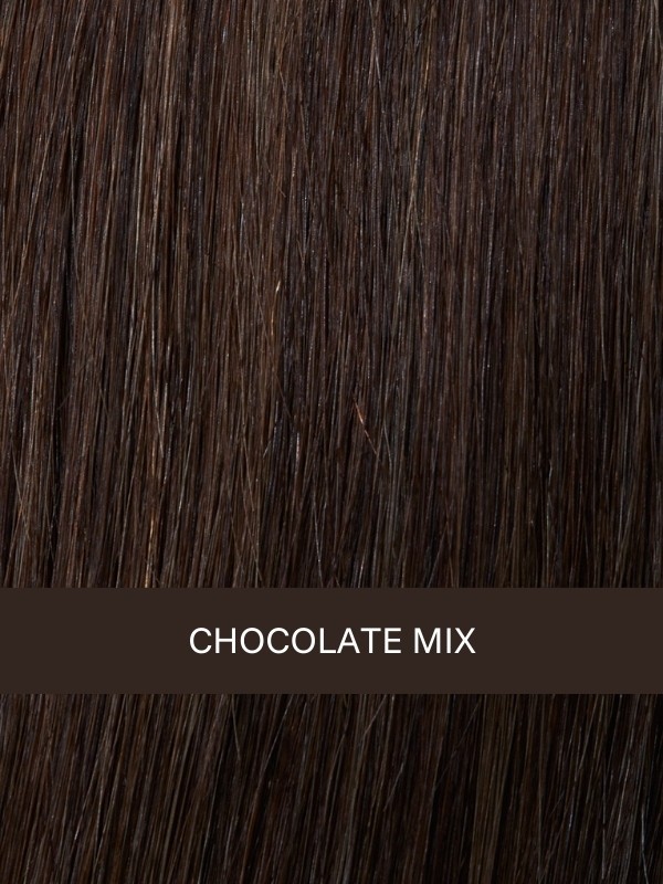Perruque Energy HH Long en cheveux naturels – longueur ultra longue, finition soyeuse - Couleur Chocolate Mix