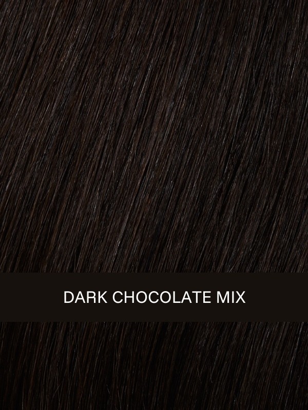 Perruque Energy HH Long en cheveux naturels – longueur ultra longue, finition soyeuse - Couleur Darkchocolate Mix