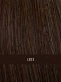 New Exclusiv Echthaar — Perruque cheveux naturels 54 cm, coupe longue et moderne - Couleur L831