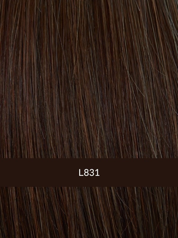 New Exclusiv Echthaar — Perruque cheveux naturels 54 cm, coupe longue et moderne - Couleur L831