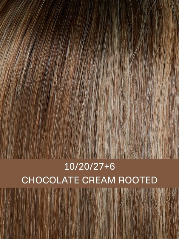 Perruque médicale Gisela Mayer New Jennifer Echthaar : cheveux naturels 100% Remy Hair, 55 cm, tulle cinéma frontal, rendu discr