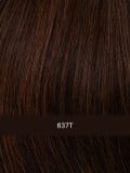 Prime Page Lace Large HH — Carré mi‑long naturel 100% Remy Hair, tulle cinéma - Couleur 637T