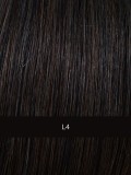 Prime Page Lace Large HH — Carré mi‑long naturel 100% Remy Hair, tulle cinéma - Couleur L4