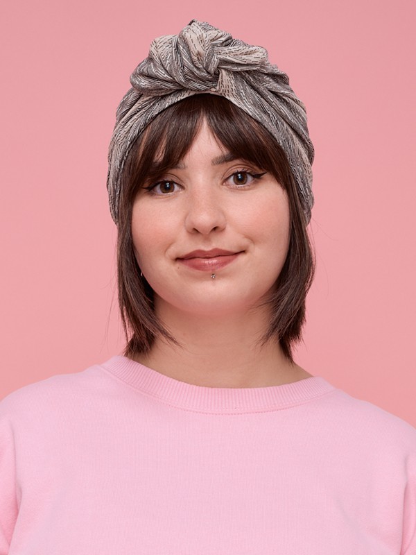 Bonnet Baby Doll Les Franjynes en coton gaufré, doublure thermorégulante OEKO-TEX et protection UV SPF40+