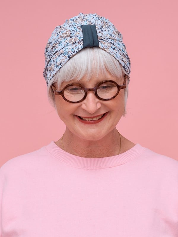 Bonnet chimio Assalit en coton doux anti-UV SPF 40+