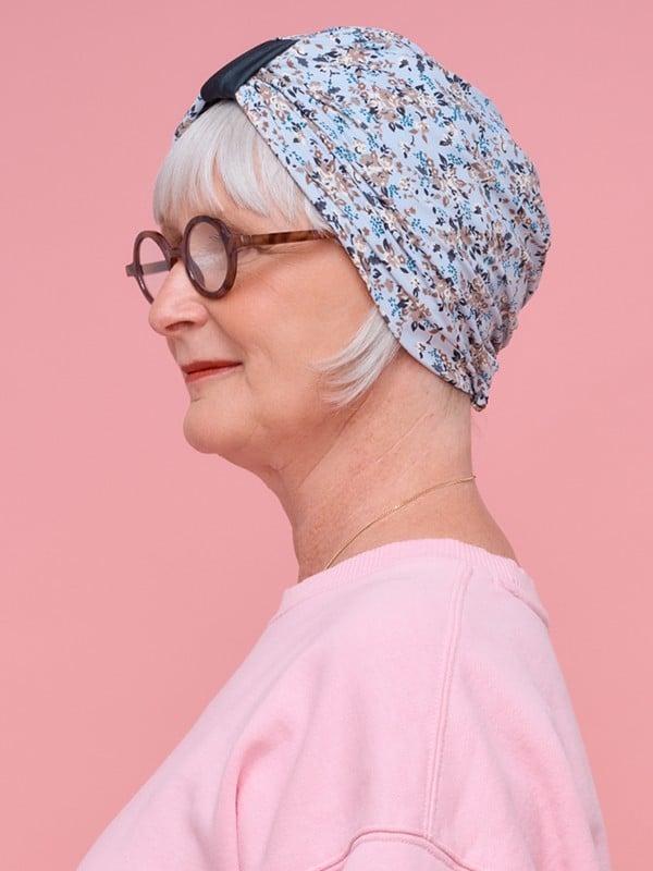 Bonnet chimio Assalit en coton doux anti-UV SPF 40+