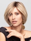 Perruque Cindy HH Lace Gisela Mayer en cheveux naturels 100% Remy Hair, carré mi-long plongeant avec lace front invisible