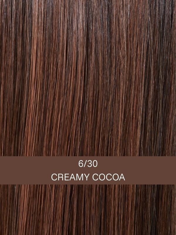 Sublimez votre style avec Luxery Lace K : perruque mi‑longue en cheveux naturels au carré plongeant - Couleur 6/30