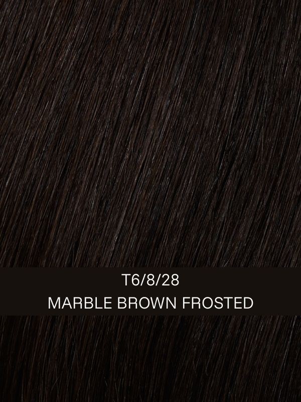 Sublimez votre style avec Luxery Lace K : perruque mi‑longue en cheveux naturels au carré plongeant - Couleur T6/8/28