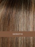Perruque Prime Lady Deluxe HH Gisela Mayer : cheveux naturels Remy, lace front invisible, mi-long 20–25 cm, coiffage 160°C