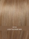 Perruque Euro Silver Gisela Mayer : carré mi-long lisse en 100% Euro Human Hair, bordure frontale invisible, look naturel