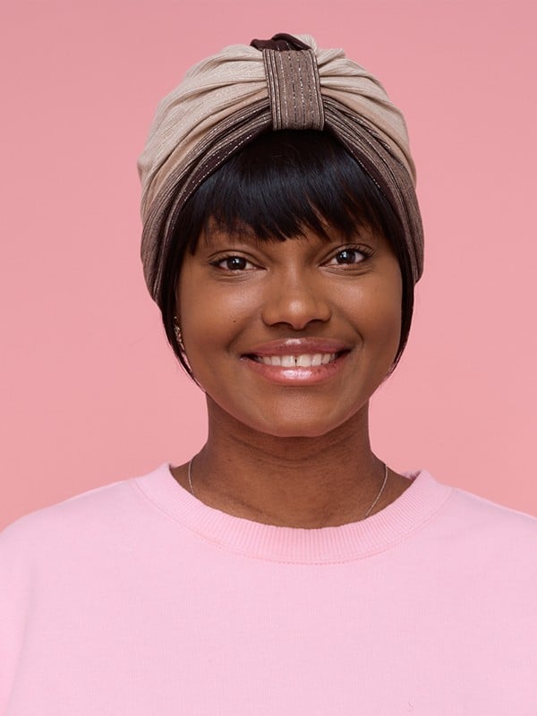 Bonnet chimio Assalit en coton doux anti-UV SPF 40+