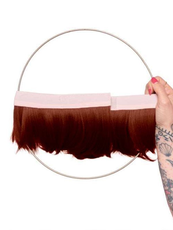 Couronne de cheveux complète courte Les Franjynes, maintien anti-glisse