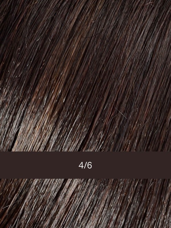 Perruque Mercedes Mono Lace Gisela Mayer : carré plongeant court, frange effilée, lace front et monofilament pour un rendu natur