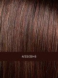 Perruque Mercedes Mono Lace Gisela Mayer : carré plongeant court, frange effilée, lace front et monofilament pour un rendu natur