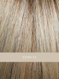 Perruque Mercedes Mono Lace Gisela Mayer : carré plongeant court, frange effilée, lace front et monofilament pour un rendu natur