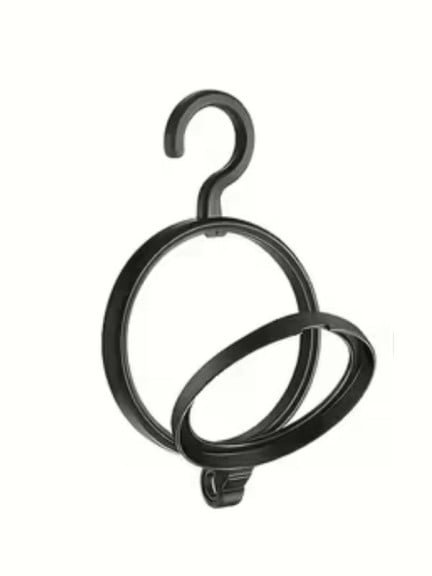 Cintre à perruque pliable portable en plastique durable pour rangement et séchage