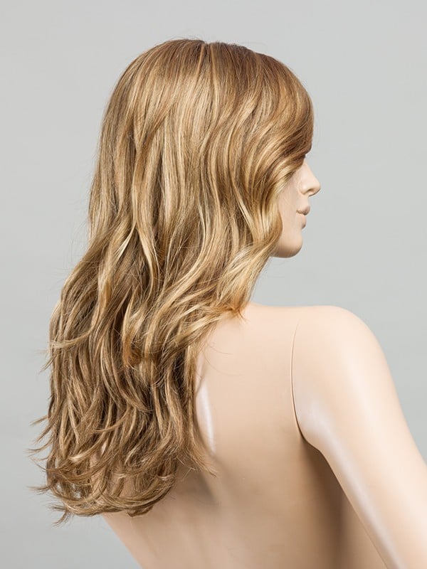 Perruque Arrow Mono Part longue bouclée, cheveux doux et soyeux, bordure invisible extra-longue pour un effet naturel