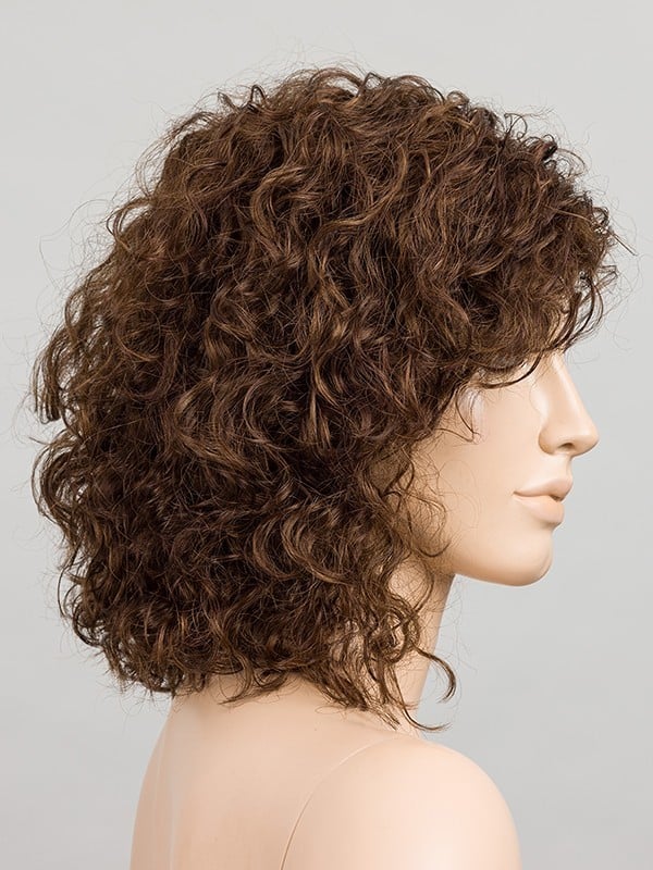 Perruque Disco Ellen Wille : coupe boule ultra bouclée avec mini lace front pour un rendu naturel et glamour