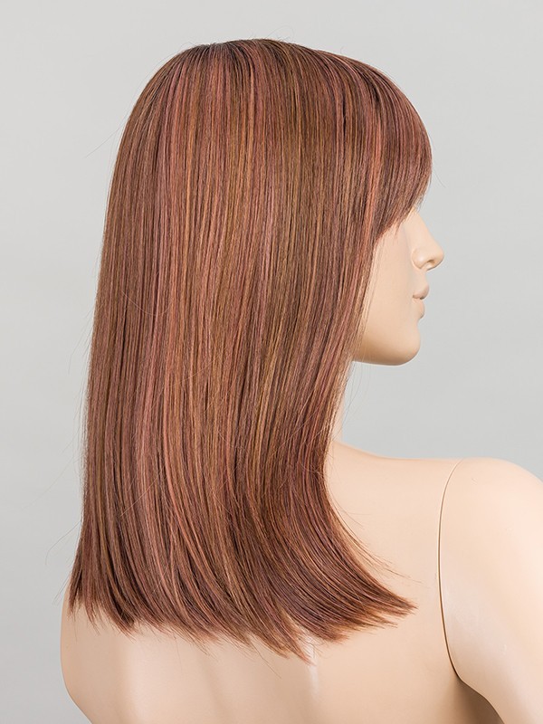 Perruque Jacky Ellen Wille Perucci : coupe lisse et droite, frange épaisse, fibre synthétique thermoformable jusqu’à 130°C