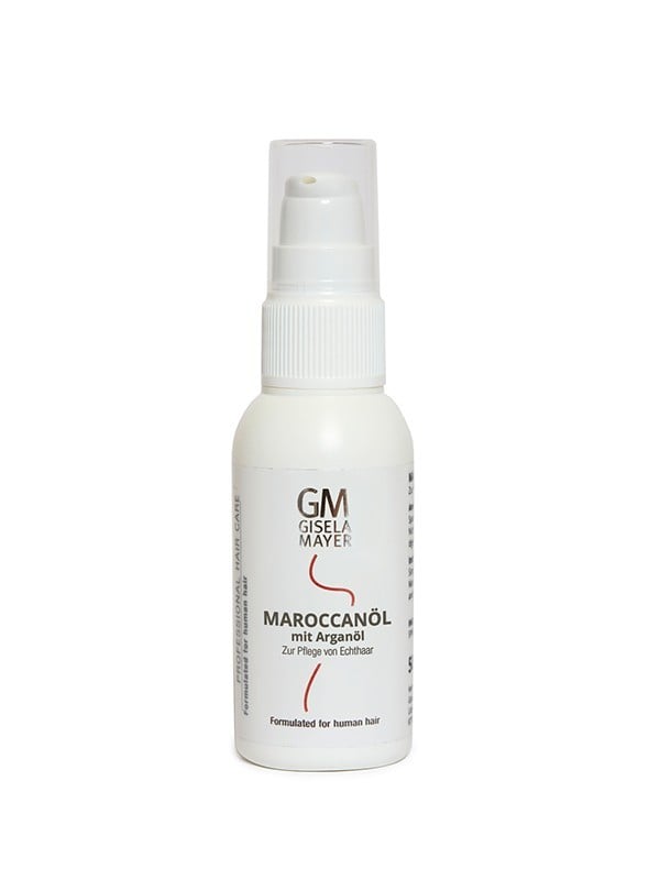 Huile d’argan marocaine 50ml Gisela Mayer, soin sans rinçage à la vanille pour perruques en cheveux naturels