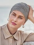 Turban Hindi Bambou Christine Headwear en viscose de bambou Caretech®, bonnet élégant et confortable pour alopécie ou chimio.
