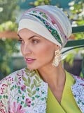 Bonnet turban Boho Twin Set Christine Headwear avec bandeau nœud amovible, confortable et doux pour alopécie ou chimiothérapie