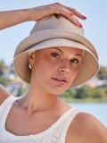Chapeau chimio Viva Christine Headwear en coton avec double visière