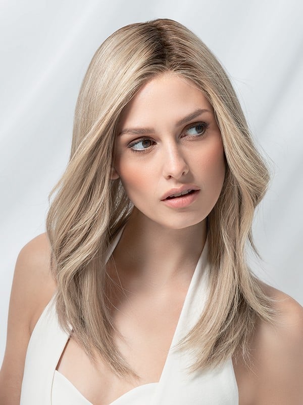 Emotion Small Deluxe Ellen Wille : perruque longue Remy Hair, petite taille 52-54 cm, monofilament et tulle front cinéma extra l