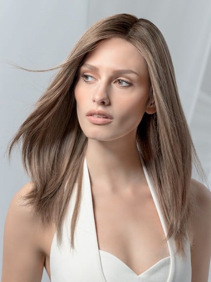 Emotion Small Deluxe - Perruque cheveux 100% Rémy, bonnet 52-54 cm
