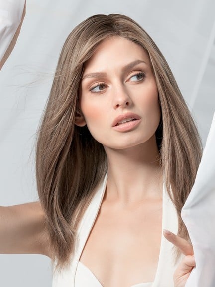 Emotion Small Deluxe - Perruque cheveux 100% Rémy, bonnet 52-54 cm