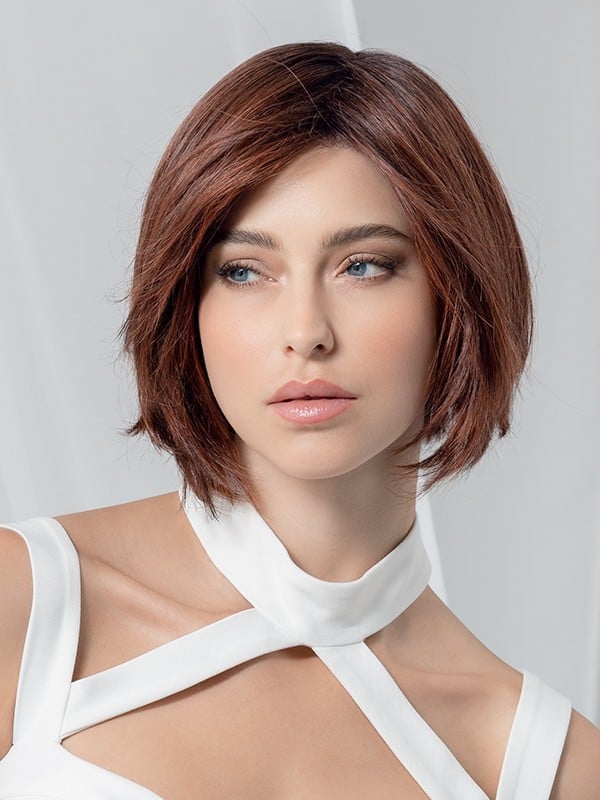 Perruque Ellen Wille Mood Deluxe : carré dégradé, Prime Hair coiffable, monofilament fait main et lace front invisible tempe à t