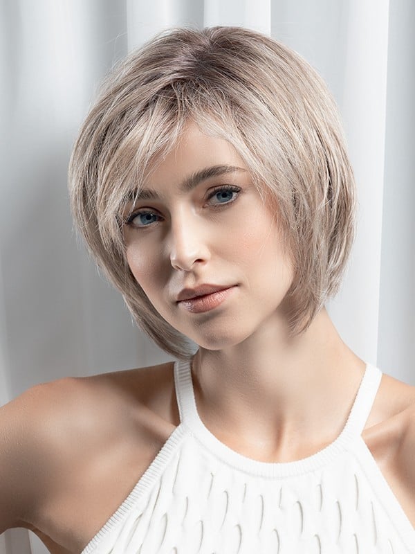Perruque Ellen Wille Promise Soft : carré court effilé en Prime Hair, lace front invisible extra doux, idéale cuir chevelu sensi
