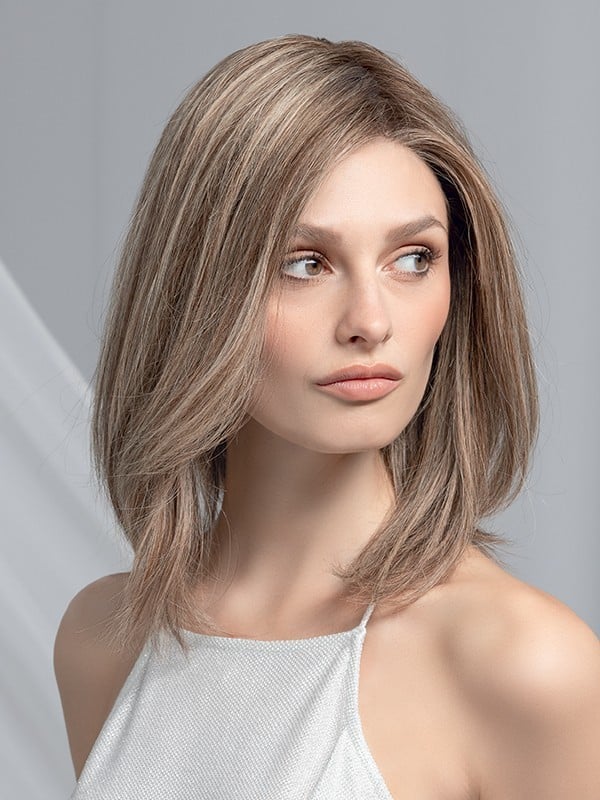 Perruque Ellen Wille Trinity Plus Deluxe : carré long lisse Remy Hair 25–38 cm, monofilament fait main, tulle frontal extra long