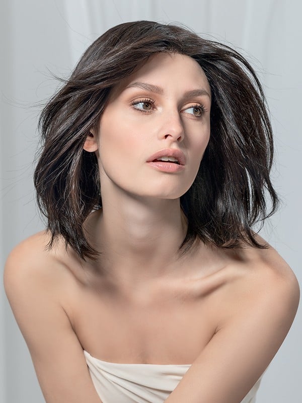 Perruque Yara Mono Ellen Wille : carré mi-long en cheveux naturels Remy, base monofilament et bordure invisible pour un rendu di