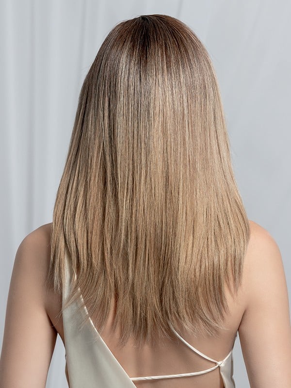 Perruque Zora Mono Ellen Wille : cheveux naturels Remy Hair, base monofilament, raie ajustable, longueur 30 à 48 cm.