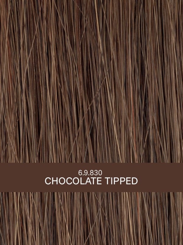 Perruque Zora Mono Ellen Wille : cheveux naturels Remy Hair, base monofilament, raie ajustable, longueur 30 à 48 cm.
