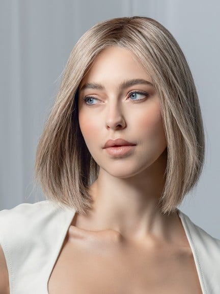 Perruque Supreme Plus Deluxe Ellen Wille carré mi-long en cheveux naturels Remy