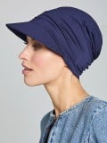 Casquette Gemma Sun Gisela Mayer en bambou, visière anti-UV, idéale en chimio ou alopécie : douce, respirante et confortable.