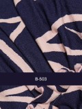Turban Anna Printed Gisela Mayer : turban chimio imprimé avec fleur, doublure bambou douce et respirante
