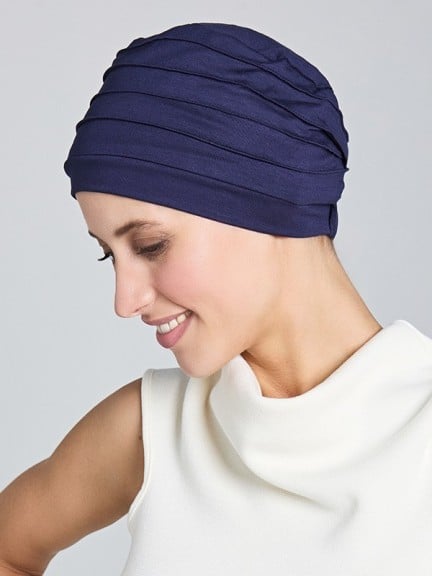 Florida - Turban plissé en fibre de bambou, léger et élégant | Gisela Mayer