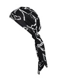 Turban Madrid Printed Gisela Mayer, turban-foulard chimio en viscose douce à imprimé, confortable et facile à nouer.