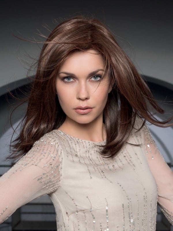 Perruque longue Affair Deluxe Ellen Wille avec lace front invisible extra-longue, fibre High Heat 130°C et confort médical, rend