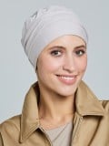 Turban Miri Gisela Mayer en bambou, doux et respirant, idéal après chimiothérapie, alopécie ou pelade, pour un style naturel et 