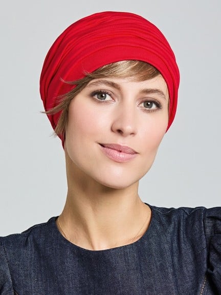 Turban Cora - Turban plissé en bambou, coloris vifs pour l'été | Gisela Mayer