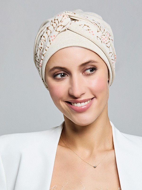 Turban Set Mirage Gisela Mayer à nouer, intérieur bambou doux