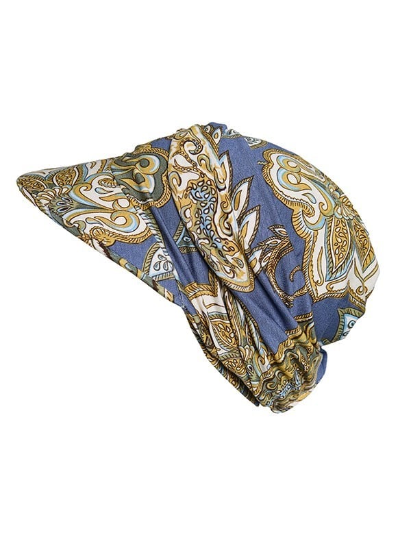 Casquette chimio Nele Sun Gisela Mayer en bambou/viscose à visière